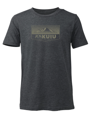Youth Ultralight Mountain Logo T-Shirt | Charcoal
