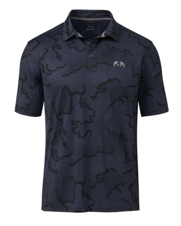 KUIU Performance Polo | Steel Blue Tonal