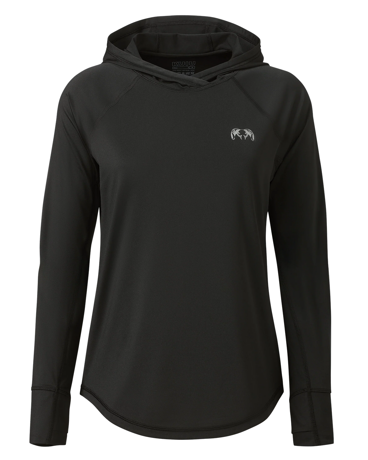 Women's Gila LS Hoodie | Black