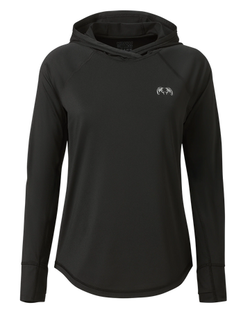 Women's Gila LS Hoodie | Black