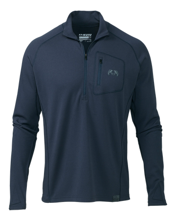 PRO Merino 200 Zip-T | Steel Blue