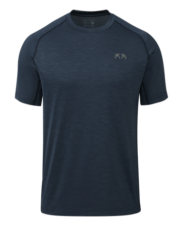EnduroMesh SS Crew | Midnight Blue Heather
