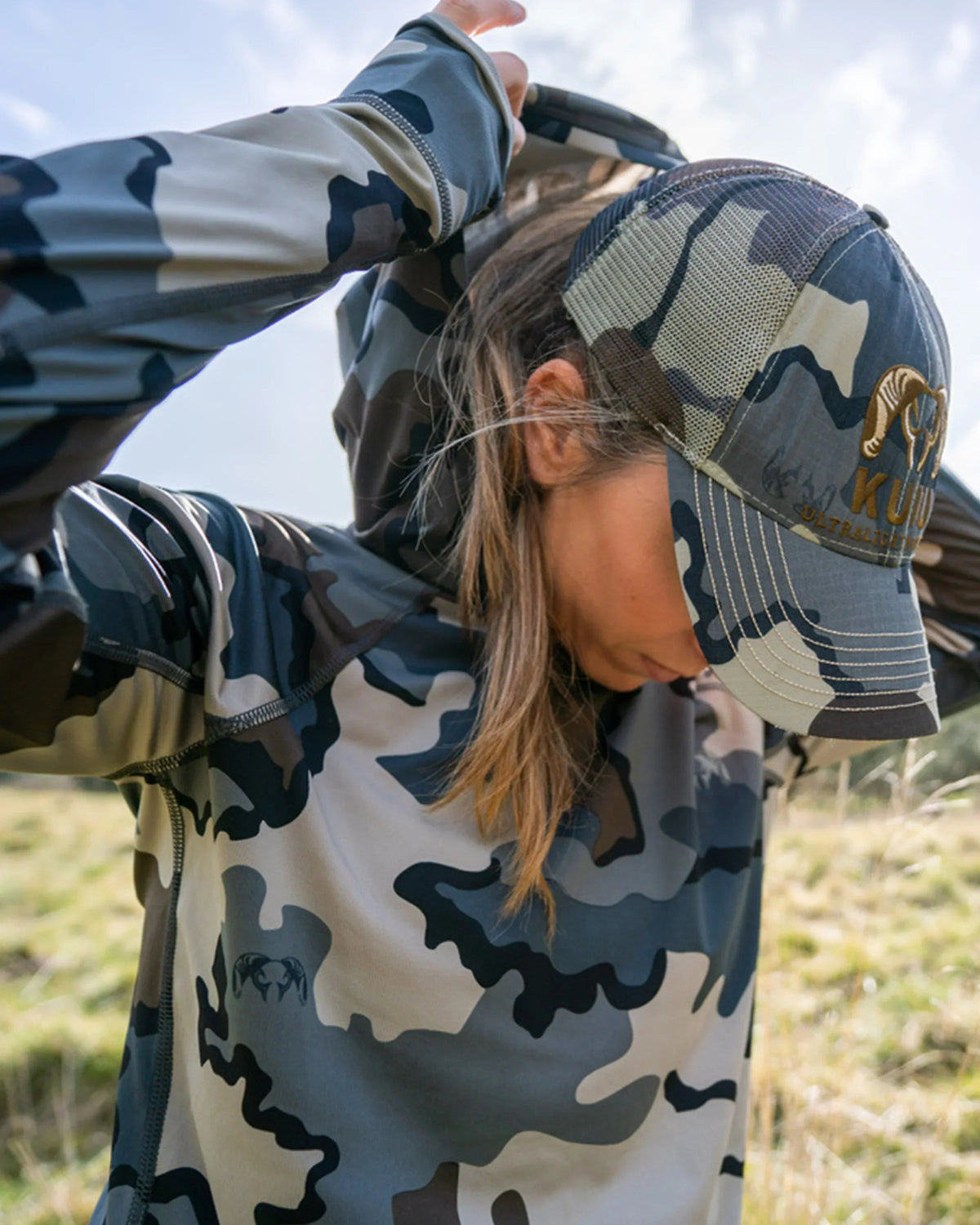 Women's Gila LS Hoodie | Bone