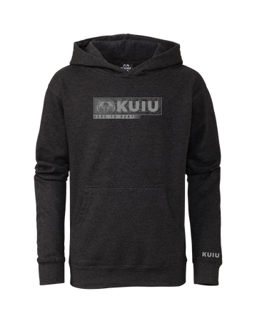 Youth Here to Hunt Gritstone Hoodie | Charcoal