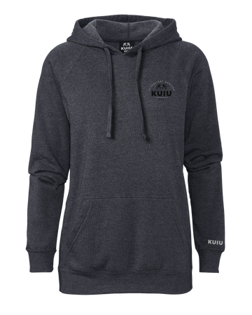KUIU Women's Stacked Chest Logo Hoodie | Midnight Navy