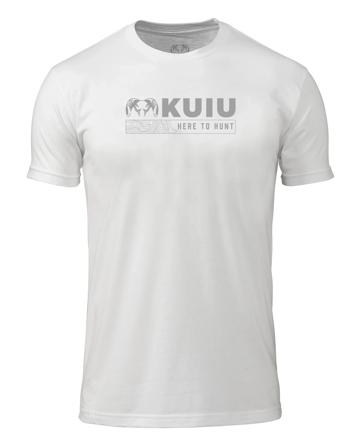 Outlet KUIU Topo Here to Hunt T-Shirt | White