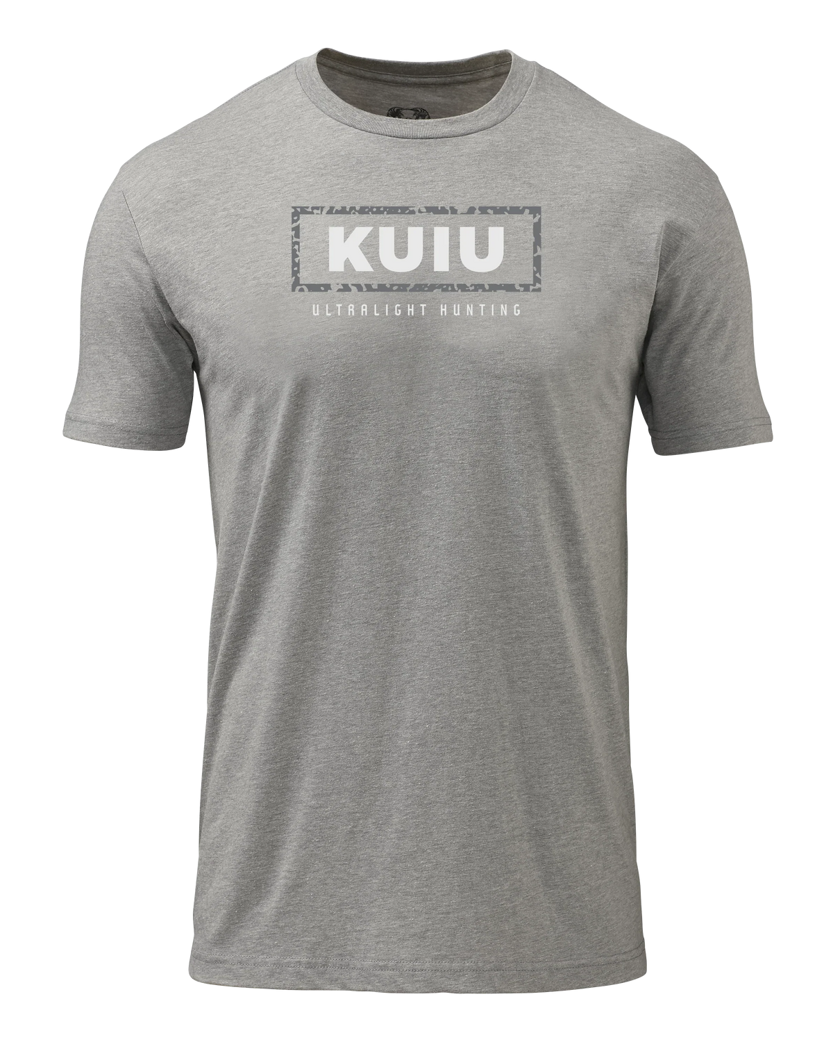 KUIU Box Logo T-Shirt | Heather Grey